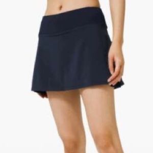 Lululemon Play Off the Pleats Skirt True Navy Size 14